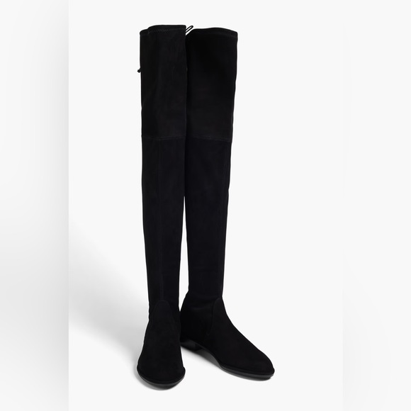 Stuart Weitzman Lowland Suede Over-the-knee Boots - Picture 2 of 9